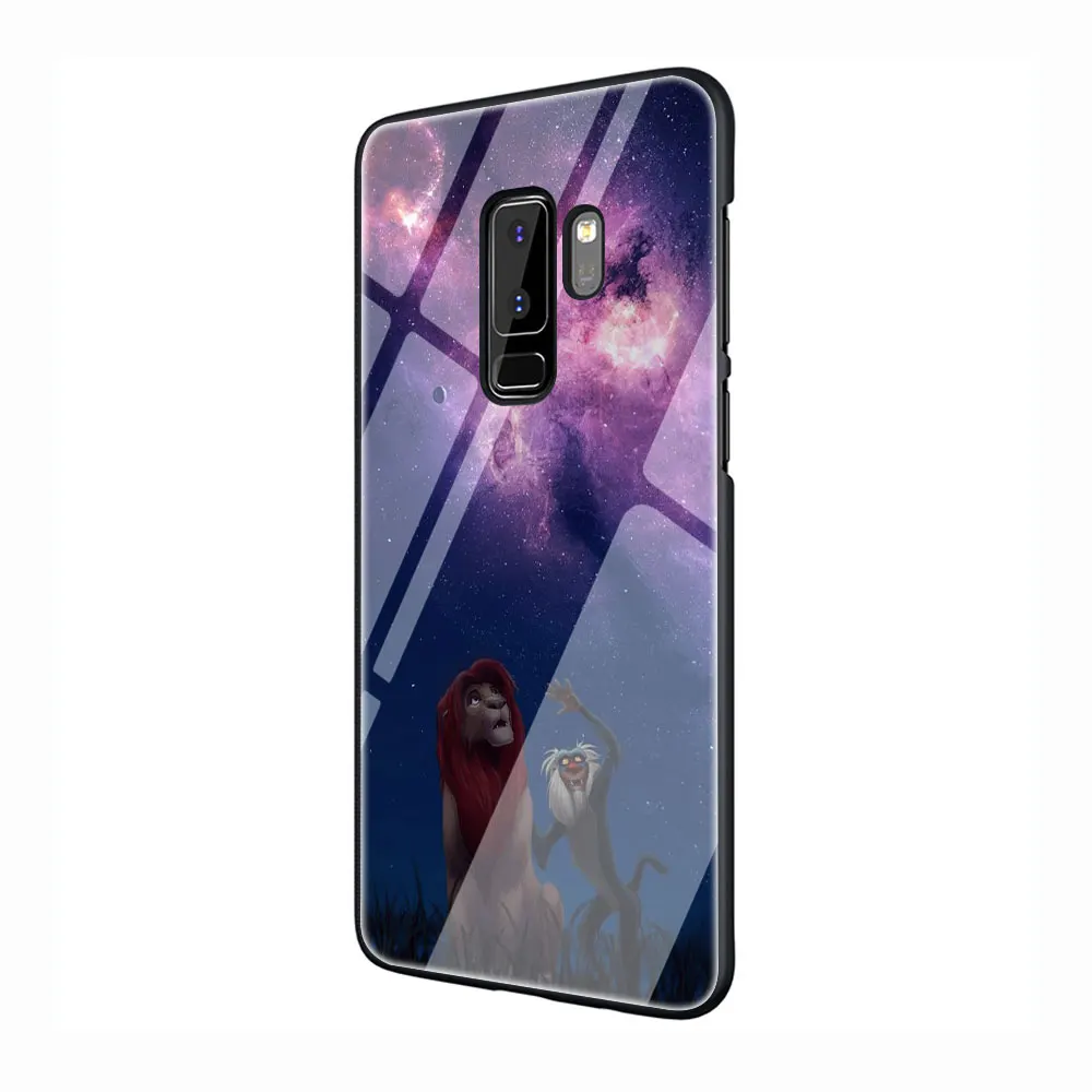 Король Лев силиковые очки с закалённым Стекло Телефон чехол для Galaxy S7 edge S8 9 10 Plus, Note 8, 9, 10, A10 20 30 40 50 60 70 - Цвет: G12