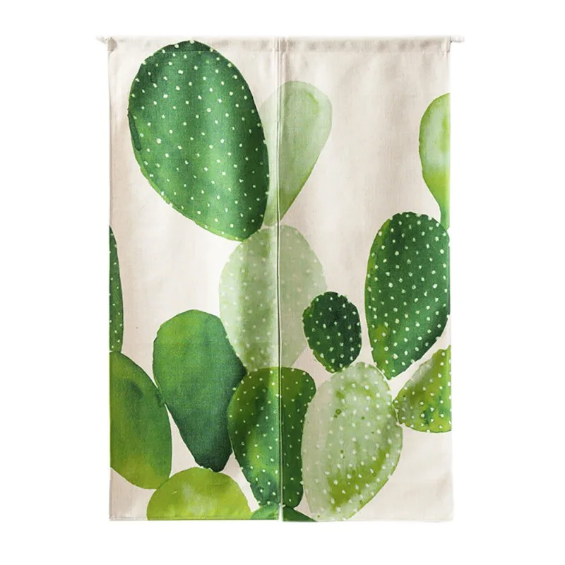 

Chinese Pastoral Window Kitchen Valance Linen Curtain Scenic Light Shading Curtain for Kitchen Cabinet Door