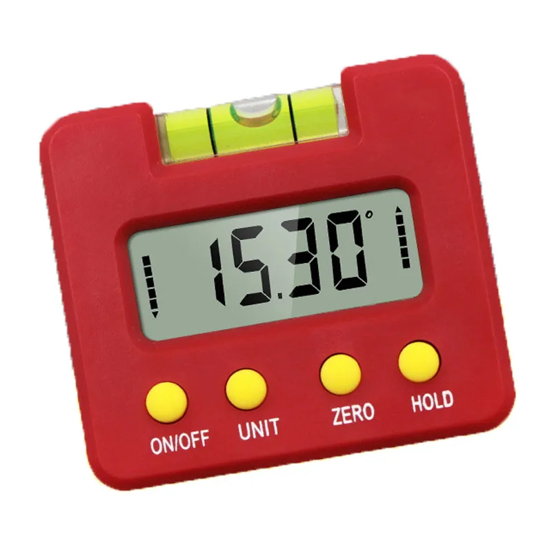 Мини цифровой транспортир Инклинометр Водонепроницаемый уровень Box угол