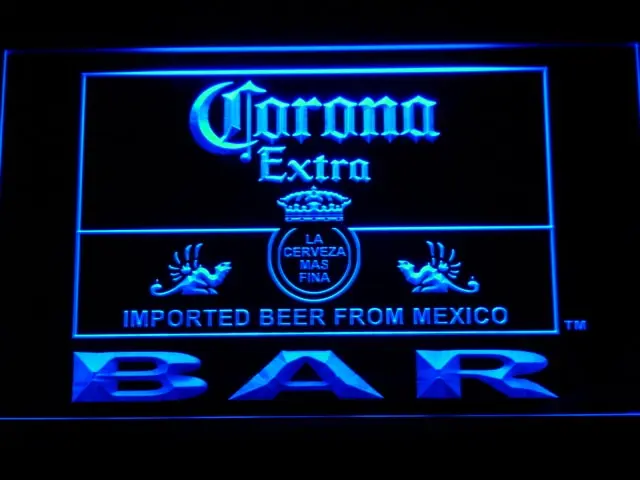 418 Corona Bar Beer Extra светодиодный неоновый знак с переключателем вкл/выкл 20 + цвета 5