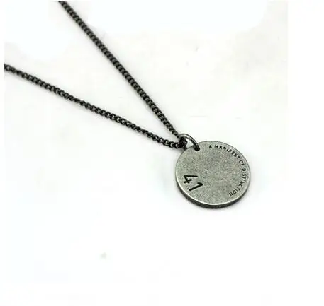 Винтажное ожерелье и подвеска из нержавеющей стали с подвеской His And Her Promise 1314