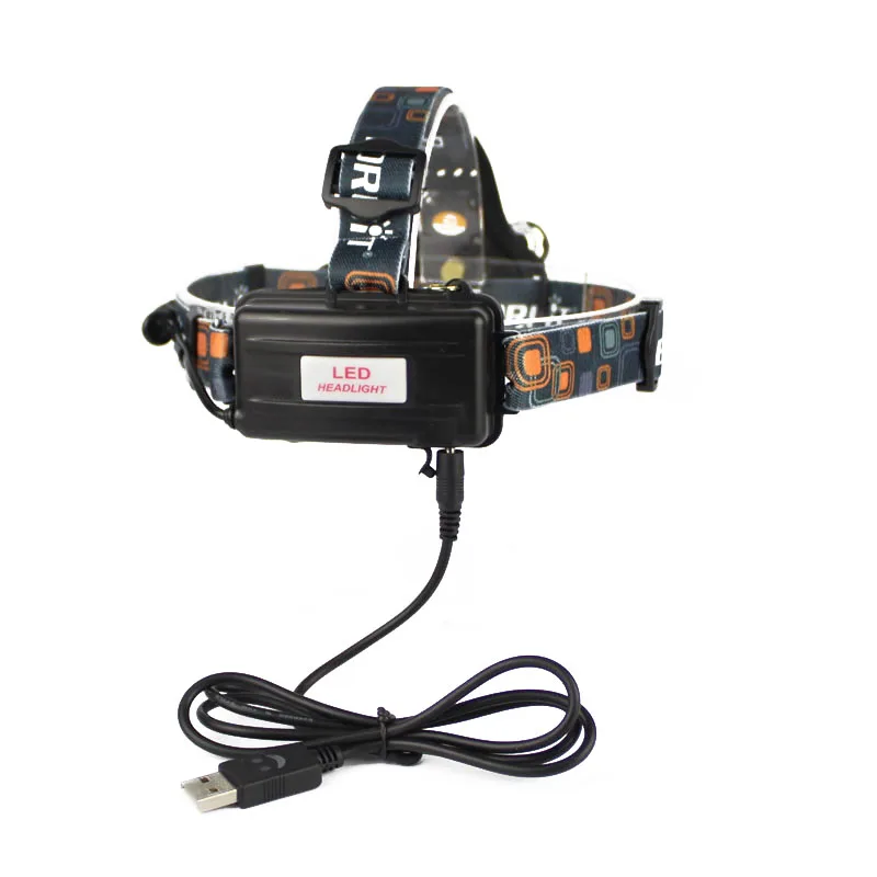 

Boruit 8000Lm 3X XM-L T6+2R5 LED Headlamp Head Light Torch 18650 Rechargeable Battery+AC/Car Charger Camping Fishing Cycling