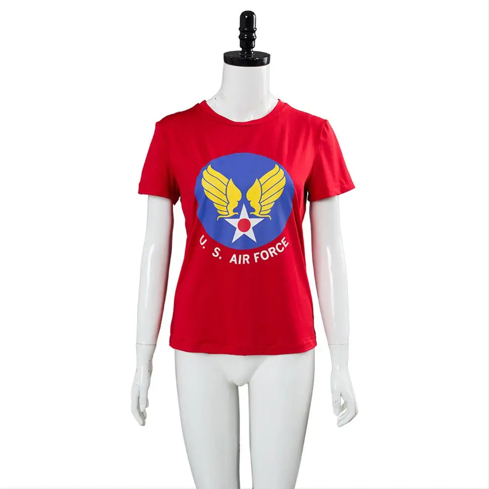 Captain Carol Danvers U.S.Air Force Jacket Cosplay Costume Halloween Carnival For Adult Men Women Custom | Тематическая одежда и