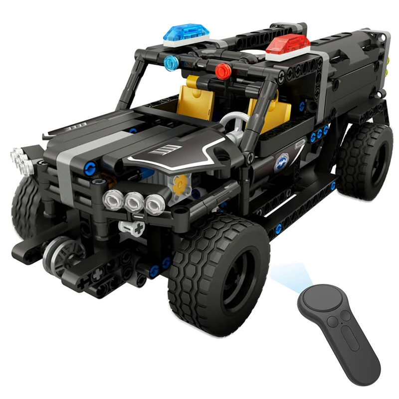 

Wireless RC Technical Series Remote Control Car Radio Compatible Technical Assembled Vehicles Model Blocks Bricks Toys For Boys