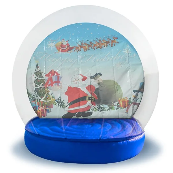 

Happy Inflatable 4.5m inflatable snow globe factory price on slae inflatable decorations,inflatable merry decorations
