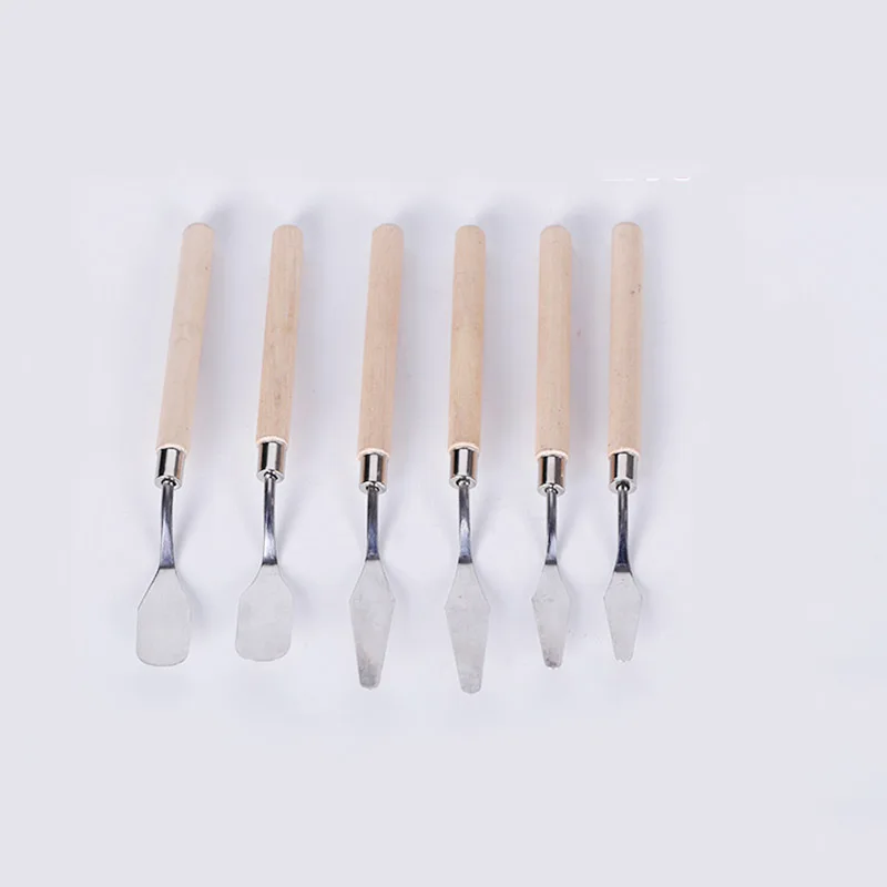 Набор из 2 предметов Студенческая живопись цветная деревянная ручка лопата