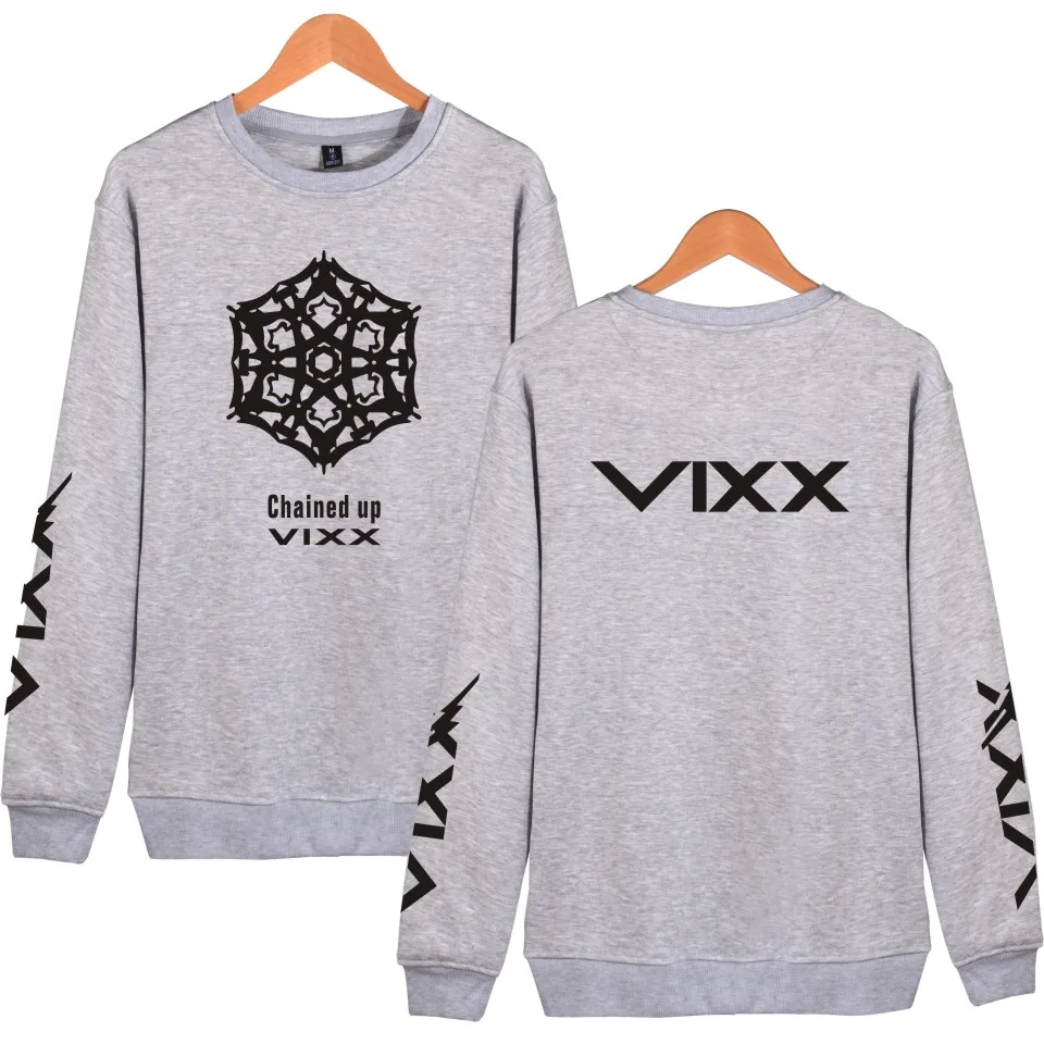K-POP VIXX толстовки для женщин и мужчин пуловер Толстовка фанаты поддержка флисовый
