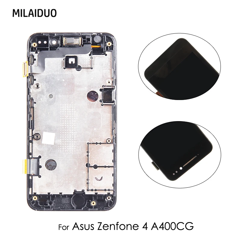 ЖК дисплей для ASUS Zenfone 4 A400CG кодирующий преобразователь сенсорного экрана в сборе