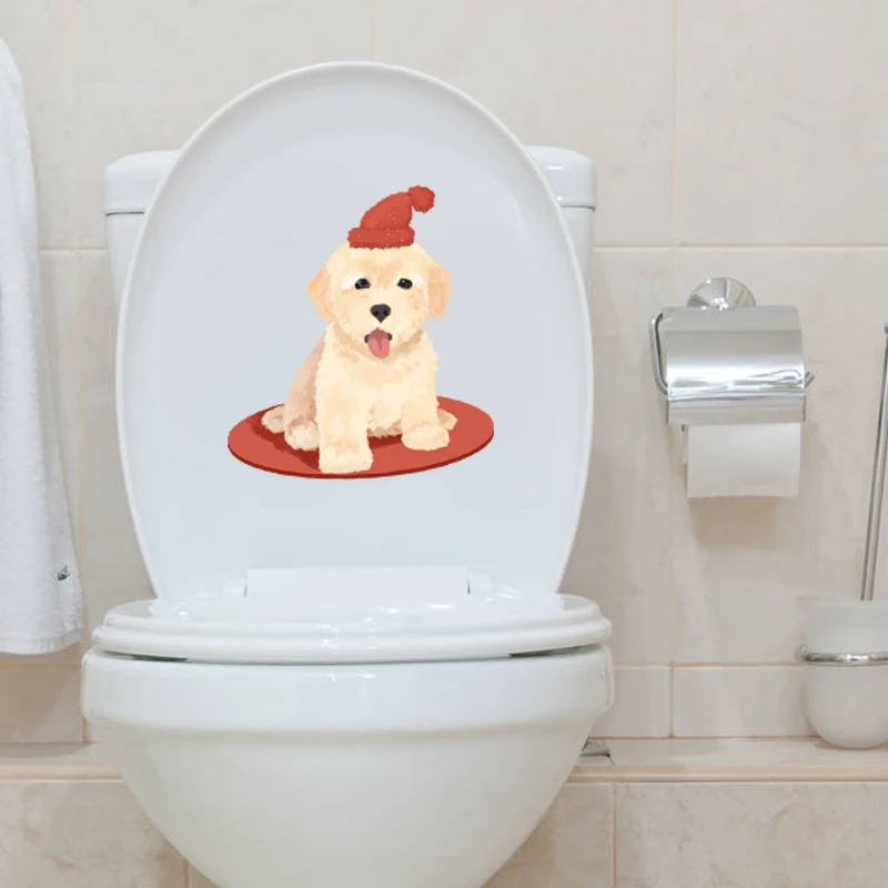 YOJA 20.2*22CM Domestic Pet Dog Toilet Sticker Wall Decal Kids BedRoom Home Decor T3-0661 | Дом и сад