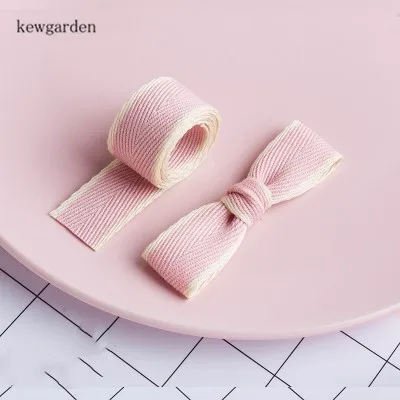 Kewgarden DIY брошь с серьгами аксессуары для волос 40 мм 25 16 цветными краями твиловая