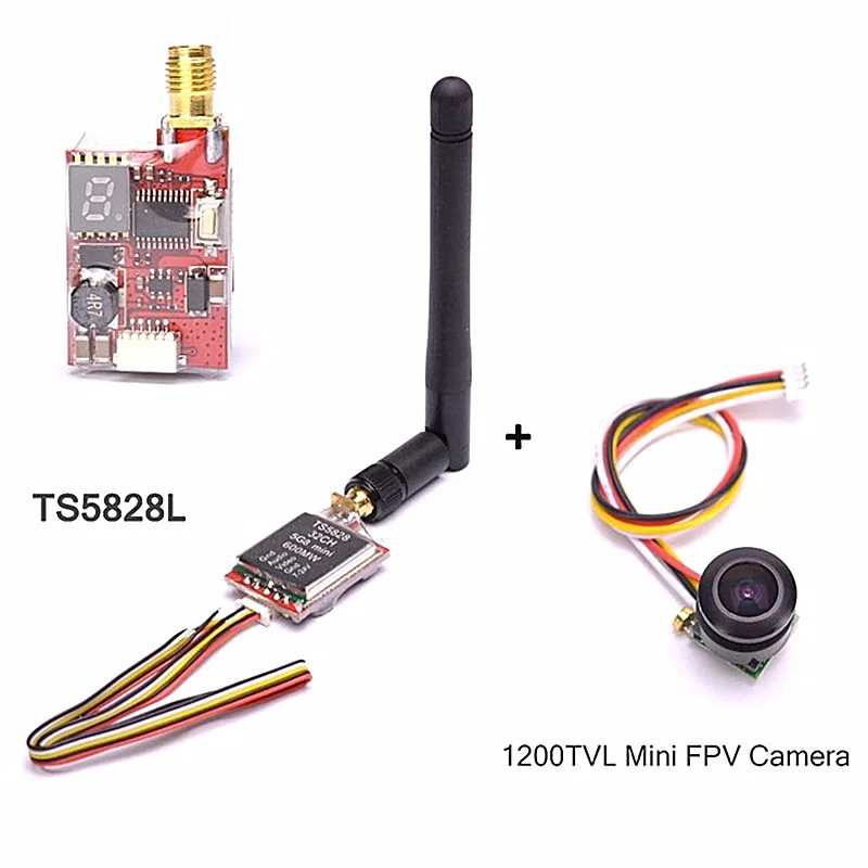 ReadytoSky TS5828/48CH TS5828L микро 5 8G 600 mW Мини Трансмиссия FPV с Pantalla Digital|Детали и аксессуары| |