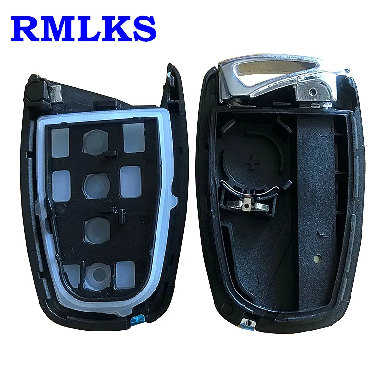 RMLKS замена оболочки ключа подходит для hyundai Genesis 2013- Santa Fe Equus Azera пульт дистанционного управления запчасти автомобильные аксессуары