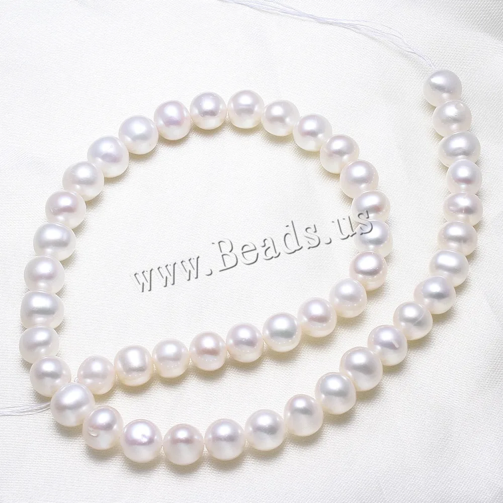 

Cultured Potato Freshwater Pearl Beads Natural White 9-10mm Approx 0.8mm Sold Per Approx 15.5 Inch Strand