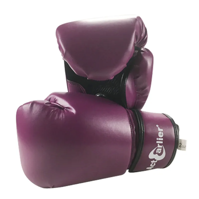 Actearlier 2018 кожаные боксерские перчатки высшего качества MMA Muay Thai Boxe De Luva Mitts Sanda