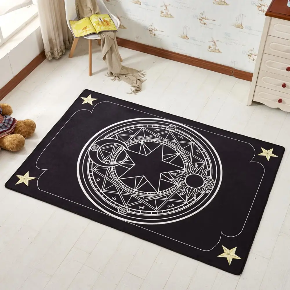 Аниме Cardcaptor Sakura Kinomoto круглая стильная декорация пушистые коврики
