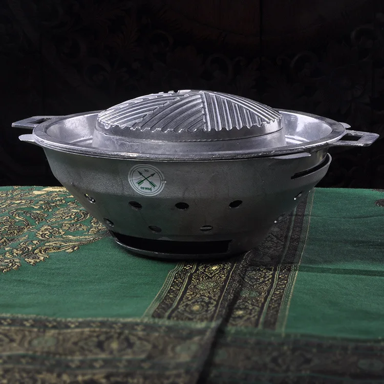 Высококачественный железный горшок для фондю в тайском стиле 32 см