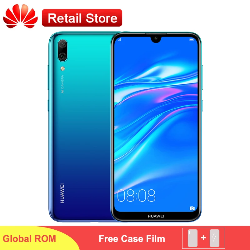 Huawei Enjoy 9 Y7 Pro 2019 смартфон 6 26 &quotFullview 4000 мАч Лицо ID Snapdragon 450 Восьмиядерный Android 8 1 13MP