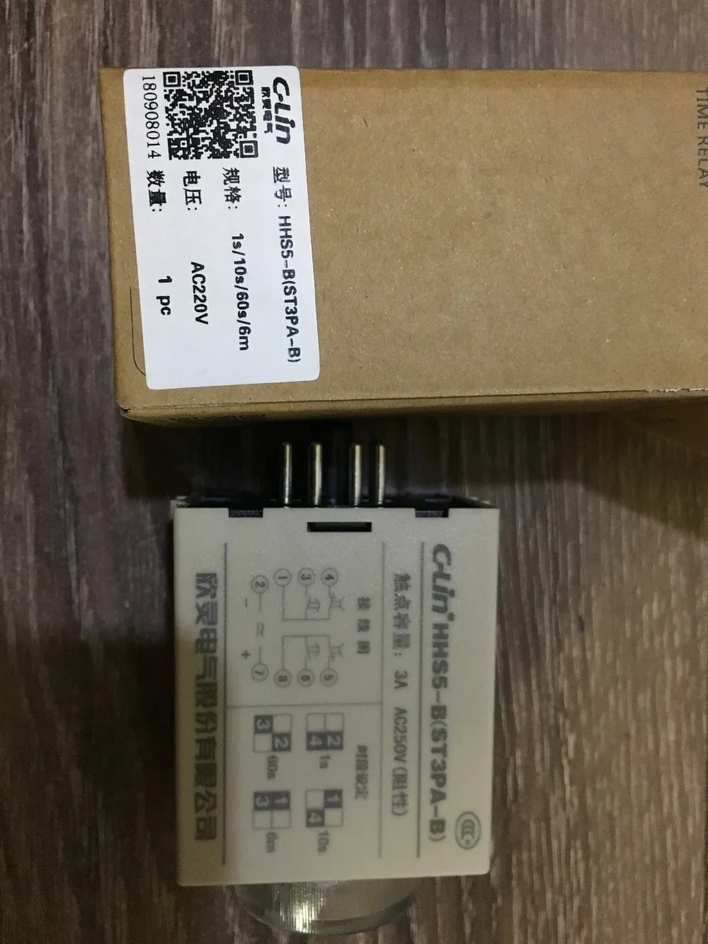 C Lin card HHS5 B (ST3PA B) 1s 10s 60S 6m реле времени задержки питания опционально 220v 110v 24v 380v|relay