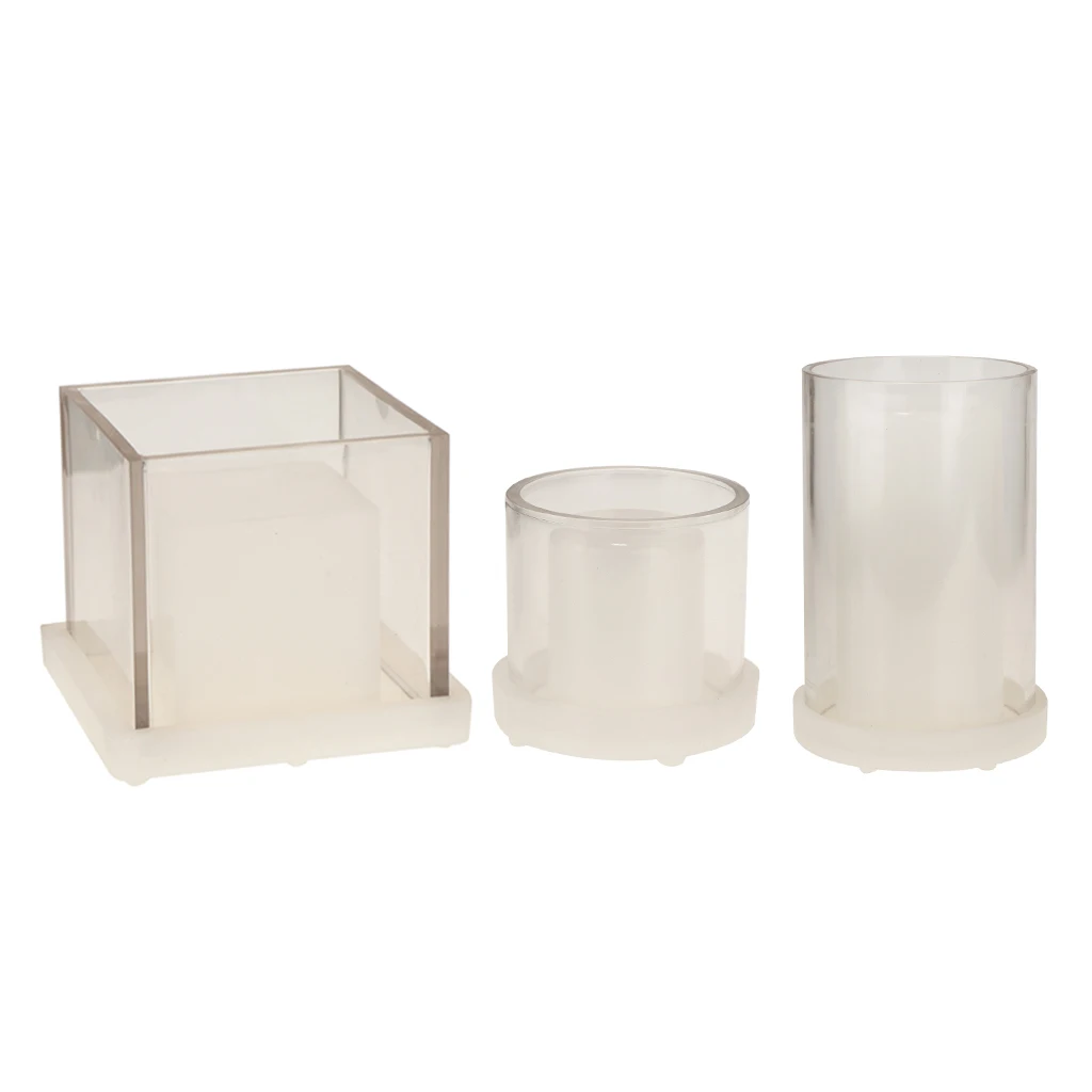 Уникальный дизайн пустой кубик цилиндрическая форма для изготовления свечей