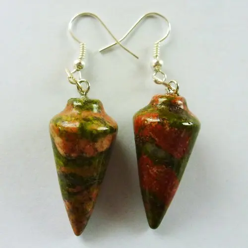 Оптовая цена (4 пара/лот) авантюрин тигровый глаз опал Опалит камень унакит серьги