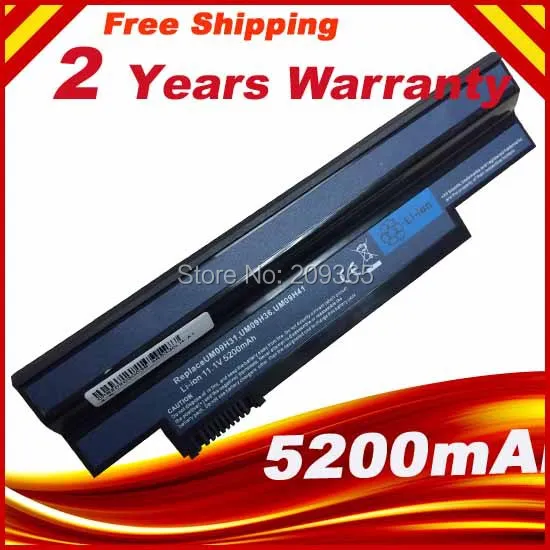 Аккумулятор для Acer Aspire one 253H 532h 532G AO532h eMachines 350 eM350 NAV51 NAV50 UM09H31 UM09H41 UM09G31 UM09H75|battery for