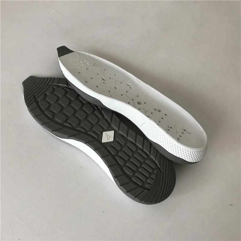 Беговая подошва MD двухслойная комбинированная повседневная обувь белая