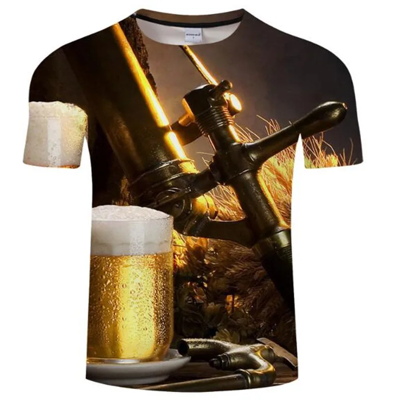 picture color AliExpress мужская одежда пивной пузырь цифровой печати Футболка мужская Спортивная майка - Цвет: picture color