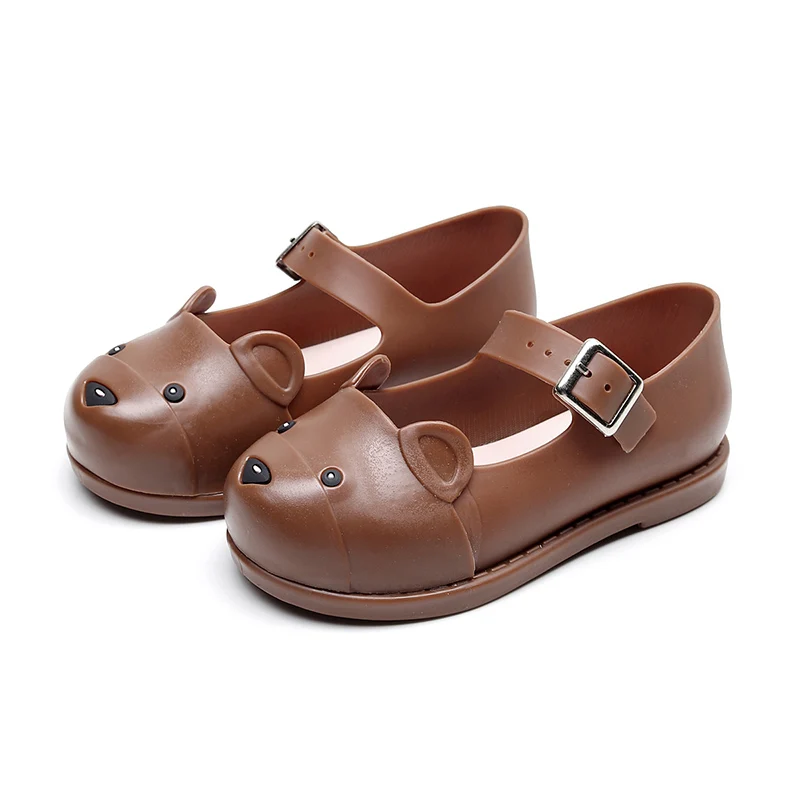 Мини-сандалии Melissa Jelly новинка 2019 детская обувь с рисунком медведя детские