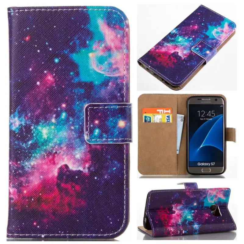 Флип-чехол для телефона Fundas samsung Galaxy S3 S4 S5 Mini S6 S7 Edge S8 S9 Plus кожаный чехол-кошелек с подставкой Capa Фирменная Новинка DP02E