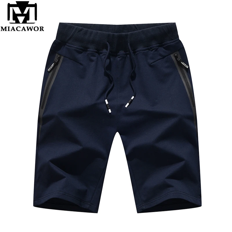 Мужские хлопковые шорты-бермуды MIACAWOR летние дышащие спортивные шорты K827 2021 |