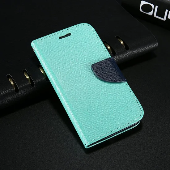 KISSCASE кошелек чехол для телефона для samsung S3 S4 S5 S8 Plus слот для карт кожаные чехлы для samsung S6 S7 Edge Note 3 4 5 8 Capa - Цвет: mint