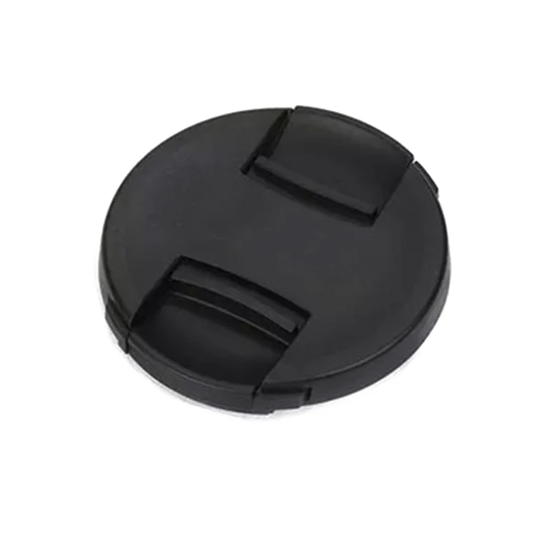 

30pcs/lot High-quality 49 52 55 58 62 67 72 77 82mm center pinch Snap-on cap cover logo for canon camera Lens