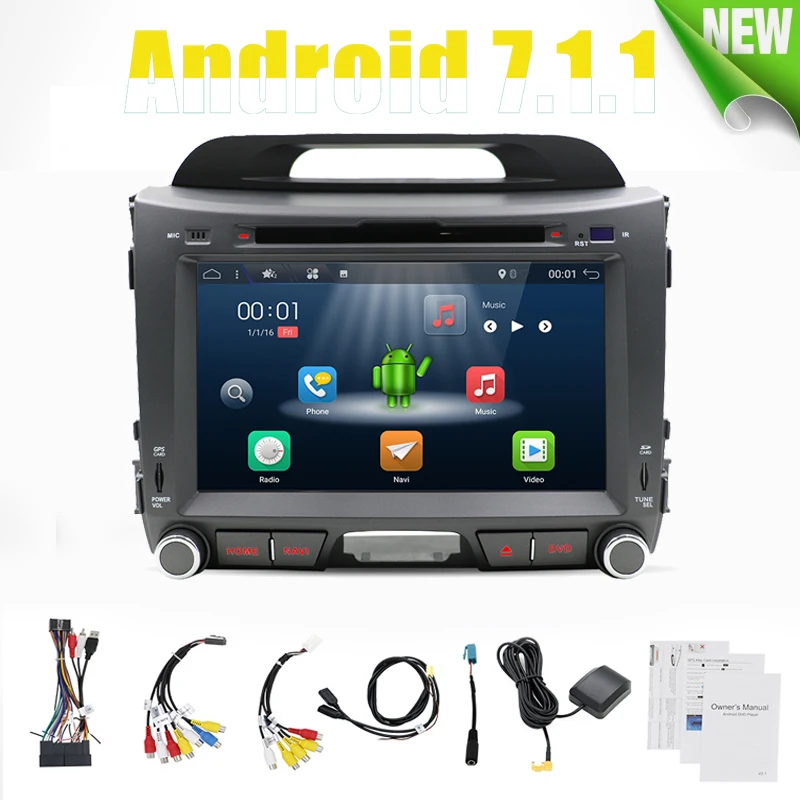 Bosion Автомобильная электроника Android 6.0 2 DIN Universal Автомобильный DVD Видео Мультимедиа