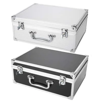 aluminum tattoo machine storage case carrying box empty organizer foam pad for tattoo microblading suitcase tattoo accessories