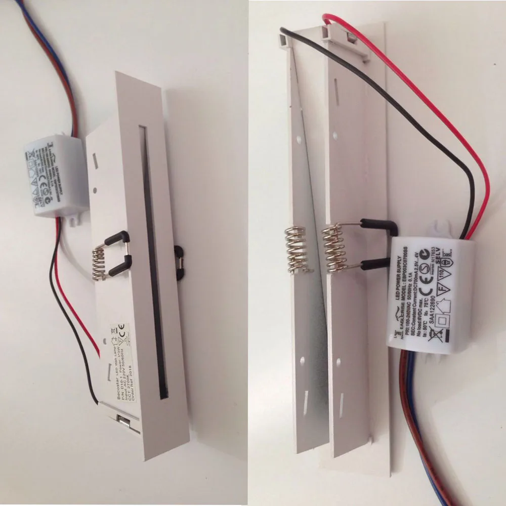 3 W Утопленное Лестница Света AC85 265V Indoor углу Настенные светильники шаг украшения