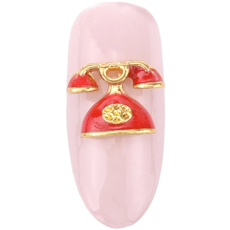 Y211 10 шт Золото Луна Стразы nailart Мобильный телефон DIY Скрапбукинг 3d дизайн ногтей бижутерия для декорирования Y204~ 211 - Цвет: Y211