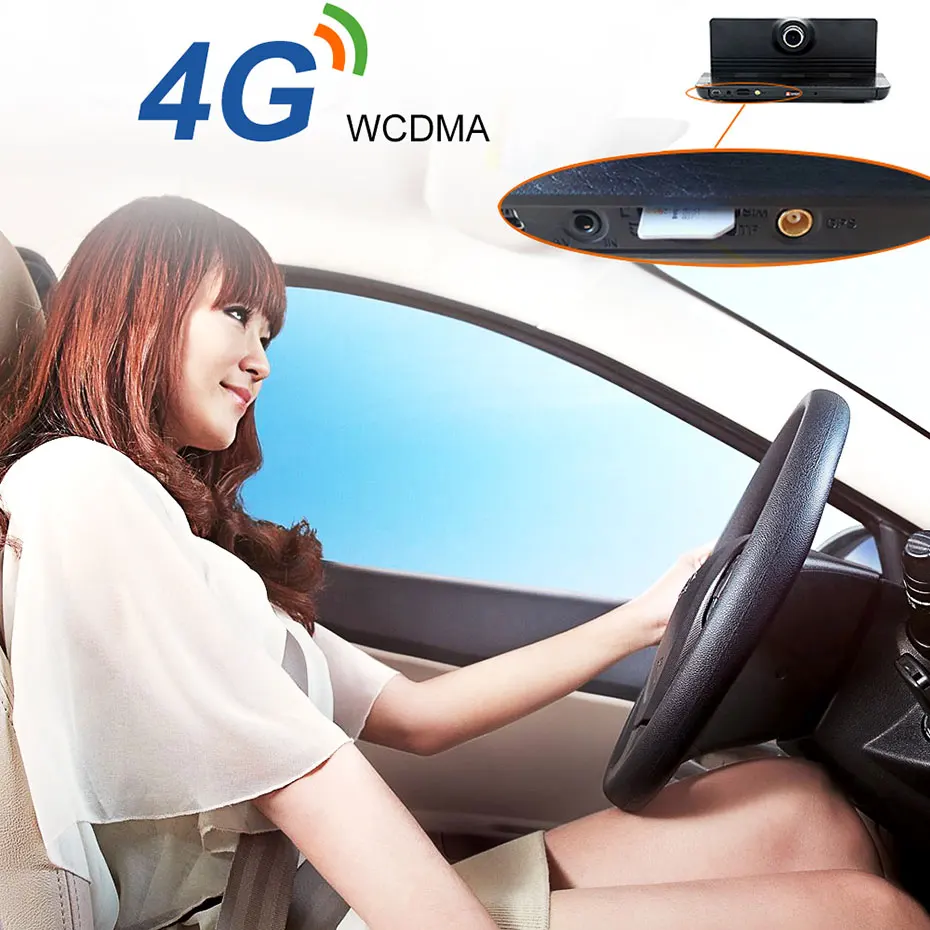 Olysine " 3G/4G ADAS Автомобильный видеорегистратор камера WiFi Android gps навигация 1080P видеорегистратор Dashbord авто видеорегистратор Регистратор
