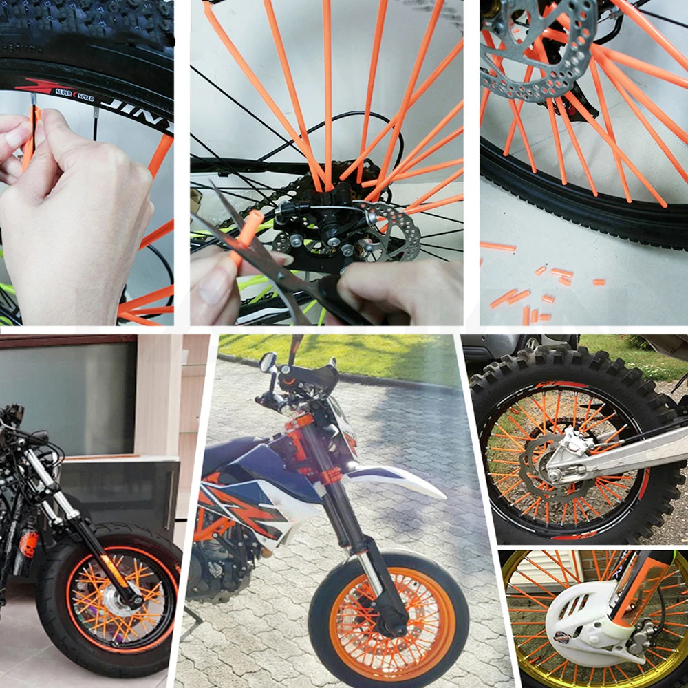 Обмотка для мотоцикла велосипеда-внедорожника обода колеса спицы обмотка