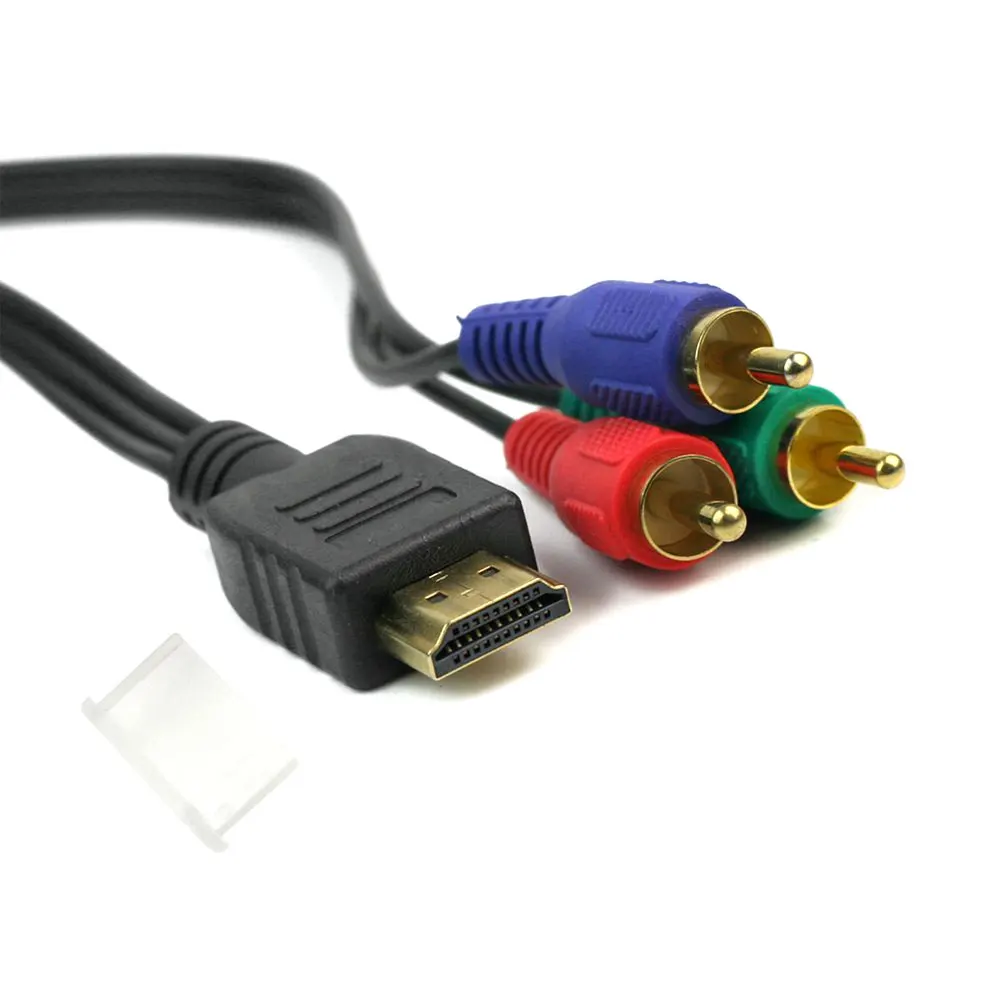 Hight Quality HDMI-compatible To 3RCA 3 RCA Adapter Connection function Video Component Convert Cable 3FT 1M For HD TV | Электроника