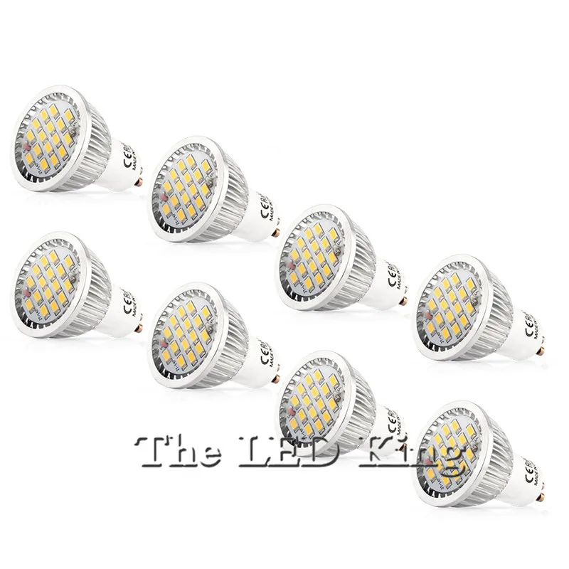 Супер яркие лампы GU 10 5730 SMD с регулируемой яркостью светодиодные теплые/белые 85-265
