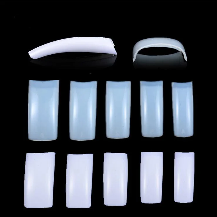 500pcs/bag Fake Nail Tips 10 Sizes Half CoverFrench DIY Salon False Art Wholesale Free DHL Fedex TNT | Красота и здоровье