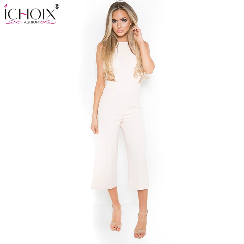 ICHOIX 2019 Летний Новый сексуальный комбинезон женские ремни комнибензонов Клубные