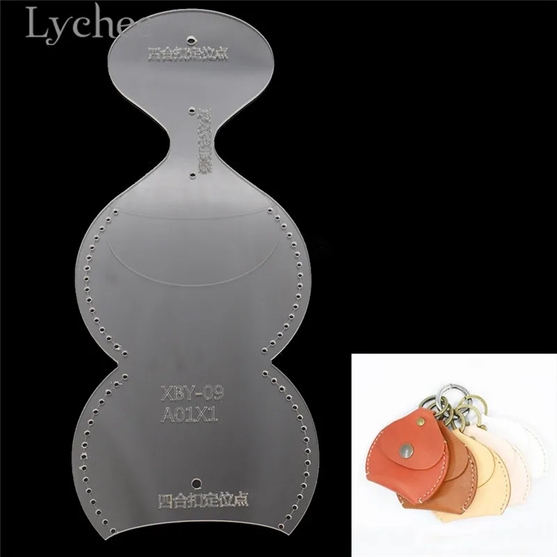 

Шаблон для монет Lychee Life, из акриловой кожи, ручной работы шаблон для рукоделия, для шитья мини-сумок