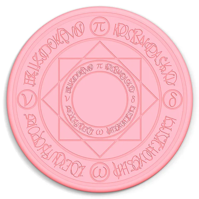 Pink TOKOHANSUN волшебное Беспроводное зарядное устройство 10 Вт магический круг универсальное беспроводное зарядное устройство Qi Быстрая зарядка для iPhone samsung huawei - Тип штекера: Pink