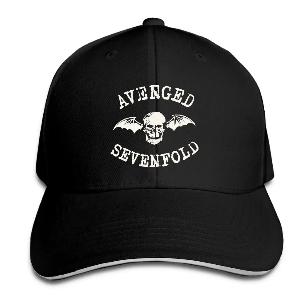 SAMCUSTOM Four Seasons Universal Casual Cap Summer sunshade Creative Avenged Sevenfold 3D Printing Visors Sandwich | Аксессуары для