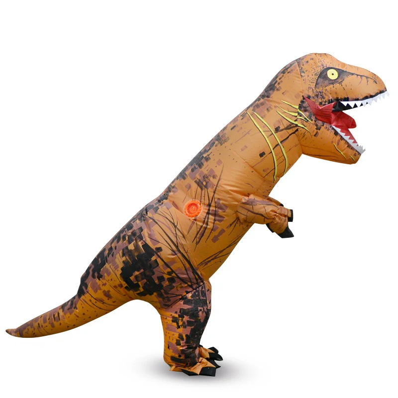 5 цветов надувной динозавр T REX костюмы для взрослых детей 2 м Blowup Dragon Rex костюм на