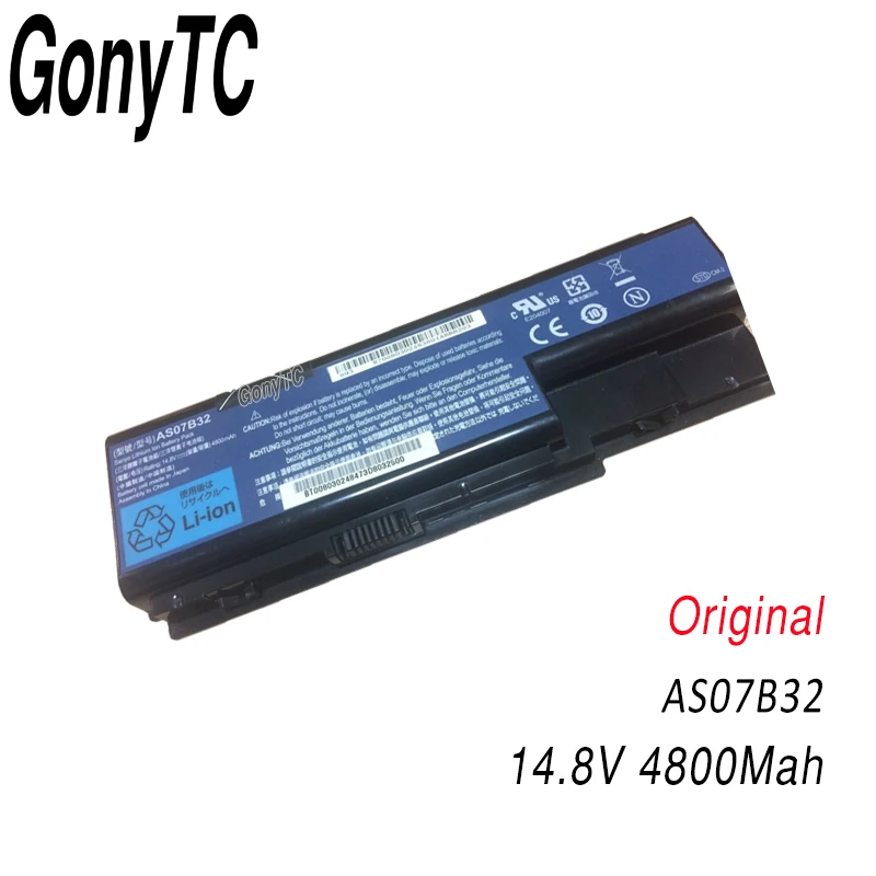 Black AS07B32 ноутбук Батарея для acer для Aspire 5920 5920G 5930 5930G 5935 AS07B31 AS07B32 AS07B71 AS07B61 AS07B42 AS07B51 - Цвет: Black