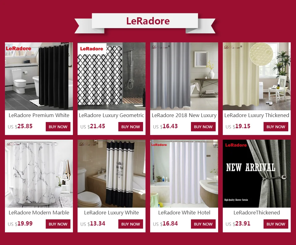 LeRadore Новая роскошная утолщенная сплошная занавеска для душа s полиэстер водонепроницаемая занавеска для ванной комнаты для гостиницы и дома с 12 крючками