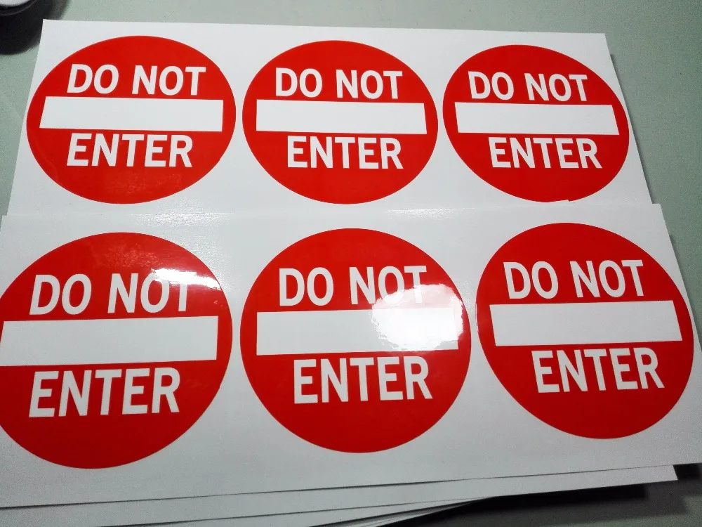 100 шт./лот 9 см не входит предупреждающая наклейка прочный водонепроницаемый