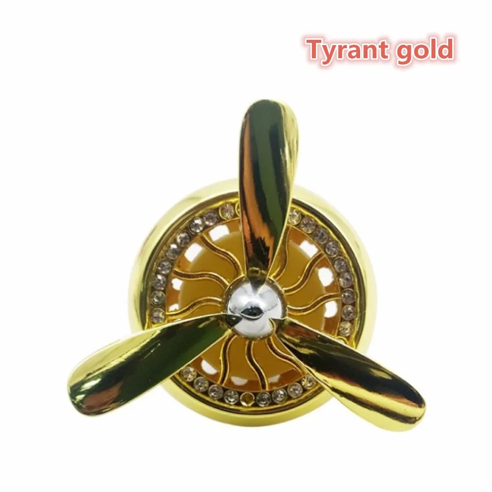 

Car tuyere aircraft engine model dynamic rotary mute air freshener fragrance diffuser Aromatherapy craft diamond decoration
